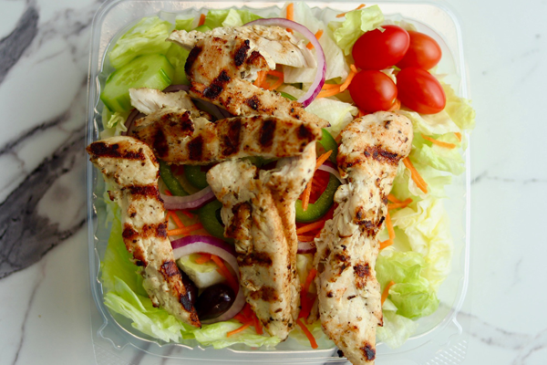 Fresh Italian salads at Alfredo's Italian Kitchen Somerville MA